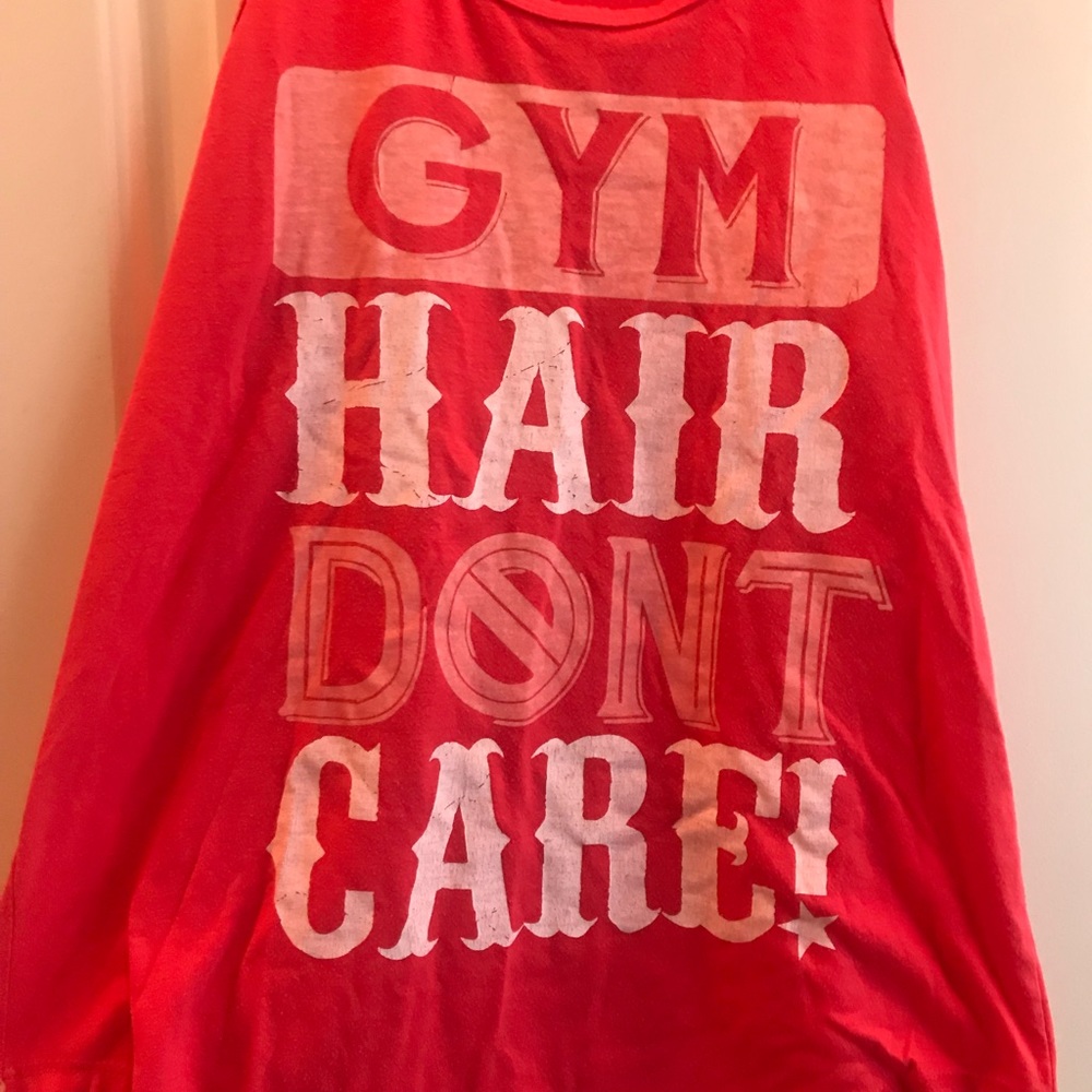 Red Workout Tank - Picture 3 of 5